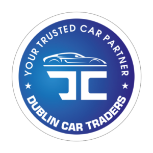 Dublin Car Traders White Circle + Transparent Background